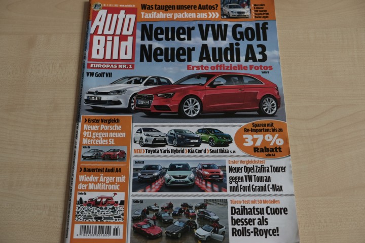 Deckblatt Auto Bild (03/2012)